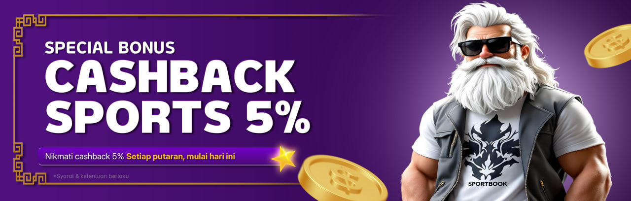 CASHBACK SPORTSBOOK 5%