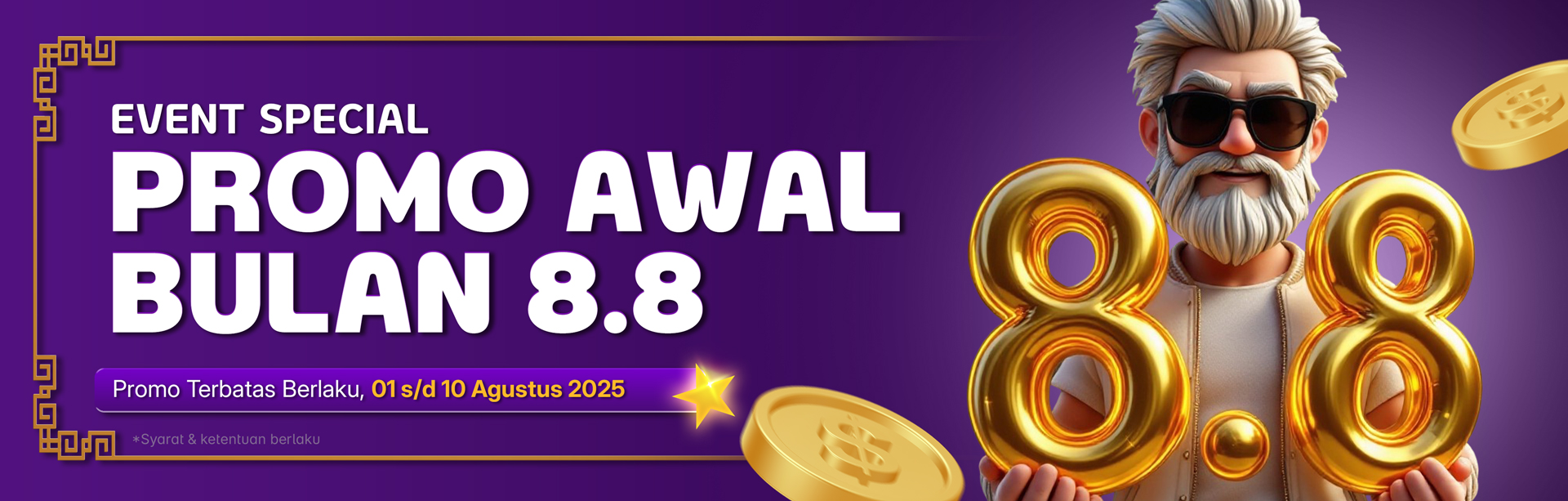 BONUS AWAL BULAN 8.8