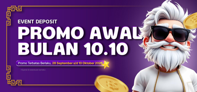 BONUS VIP AWAL AKHIR BULAN 10.10