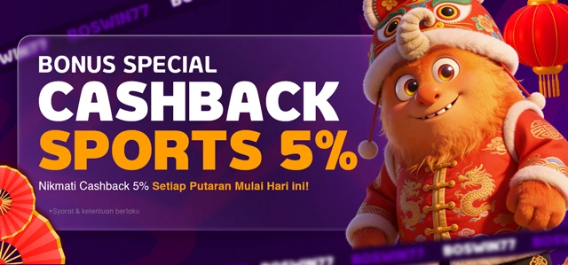 CASHBACK SPORTSBOOK 5%