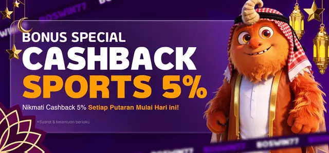 CASHBACK SPORTSBOOK 5%