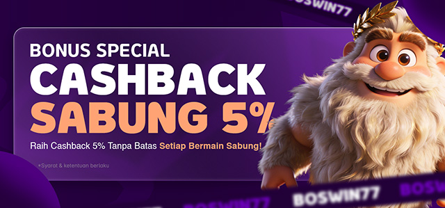 CASHBACK SABUNG AYAM 5%