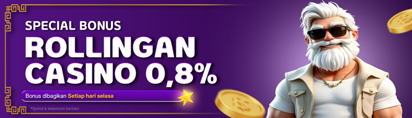 ROLLINGAN CASINO 0.8%