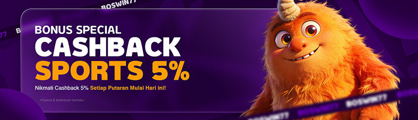 CASHBACK SPORTSBOOK 5%