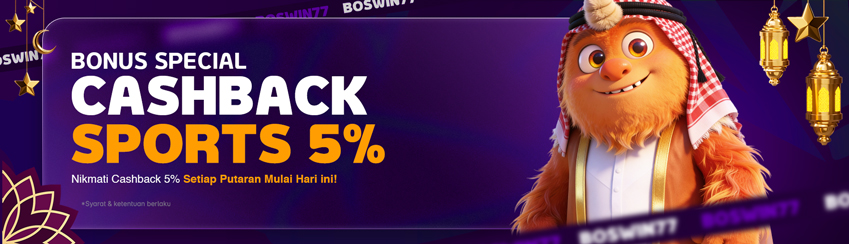 CASHBACK SPORTSBOOK 5%